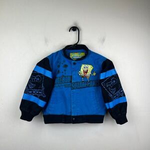 JH SpongeBob Square Pants Blue Varsity Jacket Size 6